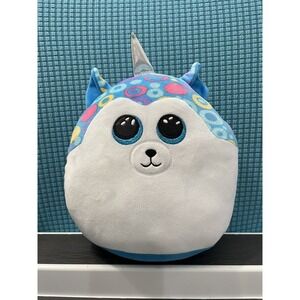 TY Helena The Blue Husky 8" Squish-A-Boos 2021